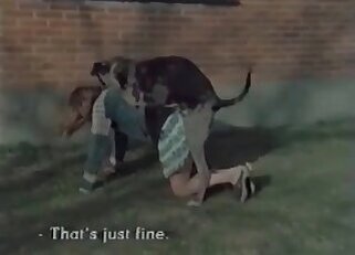 Homemade animal sex
